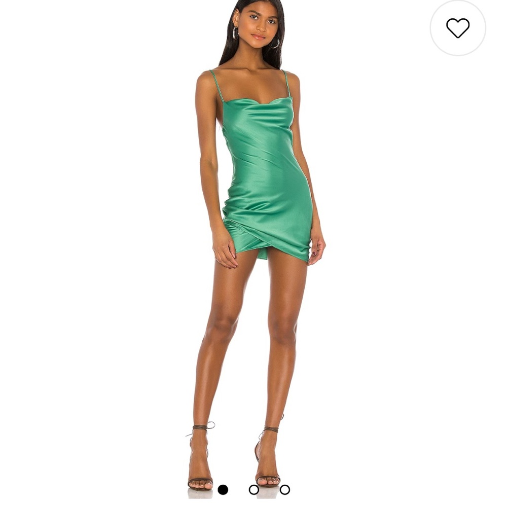 New Majorelle Lauren Mini Dress in Green, Size XS
